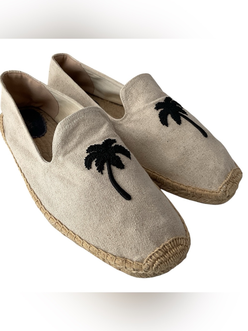 Saludos Smorking Slipper Espadrilles With Palm Tree Men’s Size 13 - 13.5